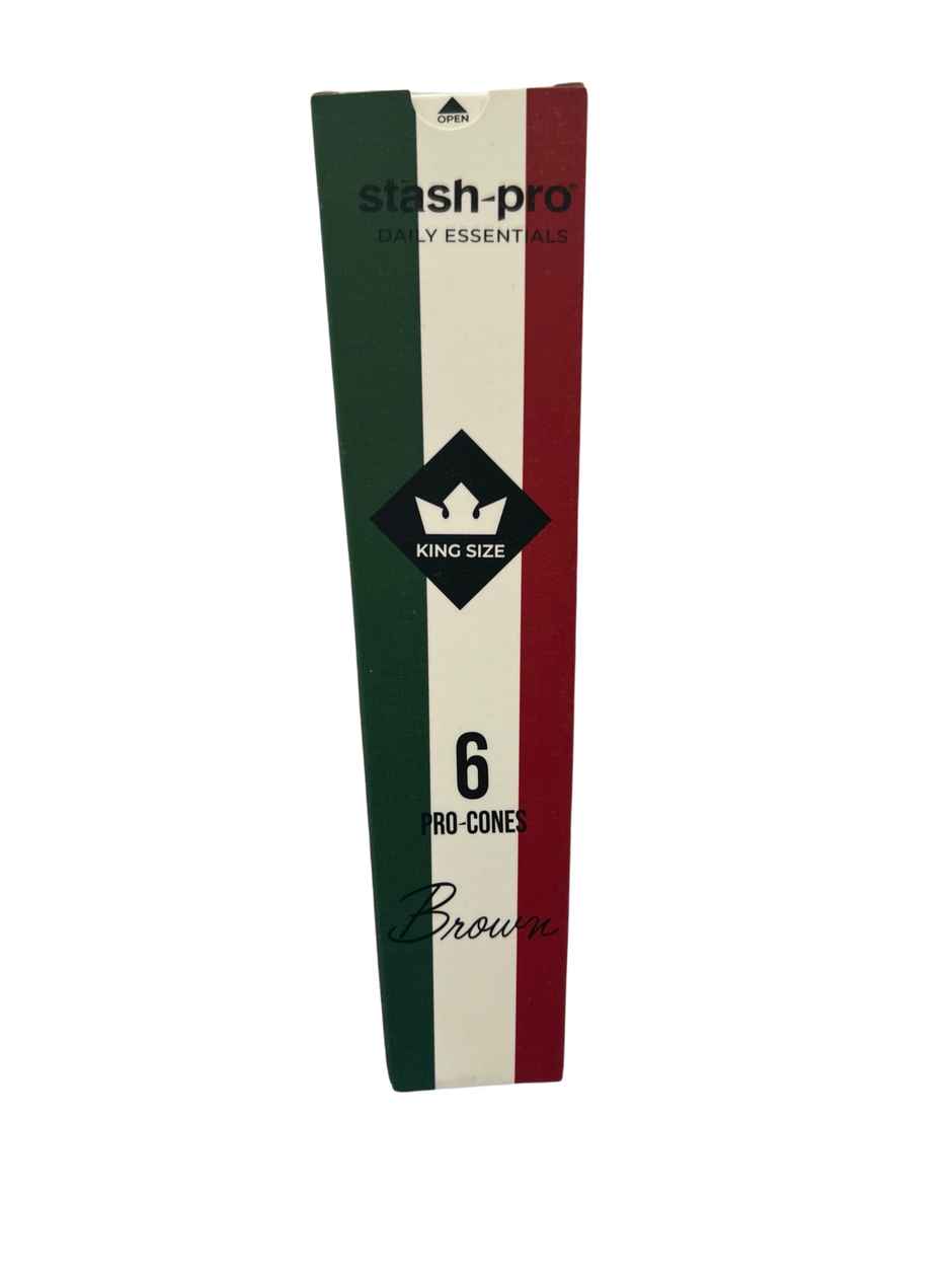 Stash-Pro Pre-Rolled Cones - Brown (Assorted Packaging) Combo